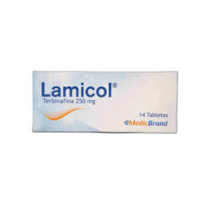 lamicol 250 mg 14 tabletas