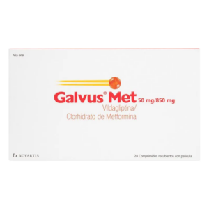 galvus met 50/850mg 28 comprimidos (p)