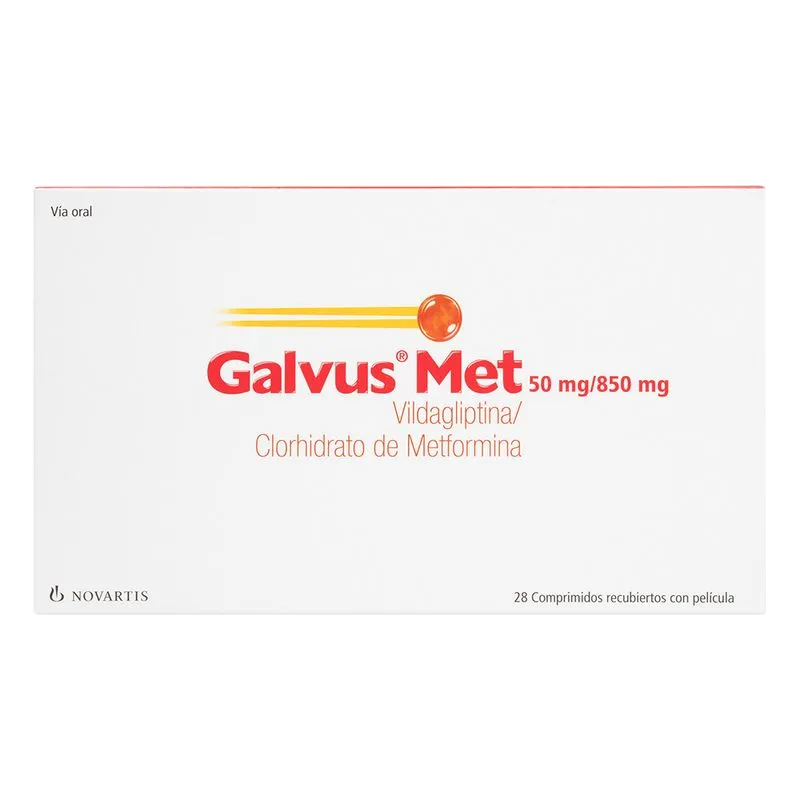 galvus met 50/850mg 28 comprimidos (p)