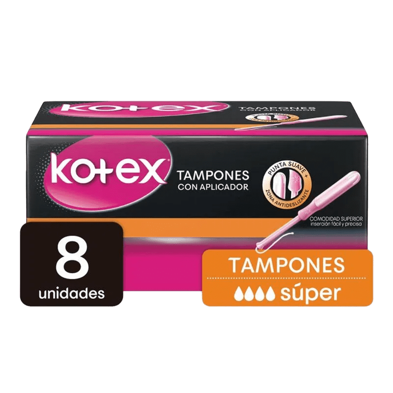 tampon kotex evol super c/apli 8 und