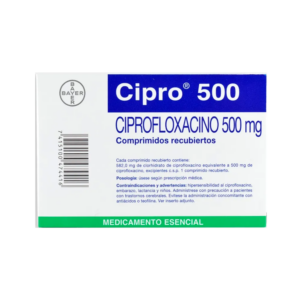 cipro 500 mg 8 tabletas