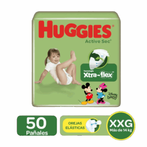 pañal huggies active sec et.5 xxg 50 und