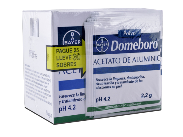 domeboro polvo pg25 ll30 sobres