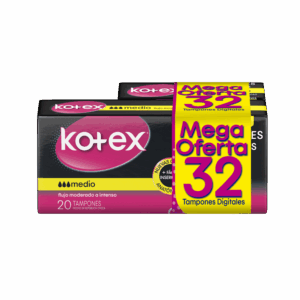 tampon kotex ev.dig medio 20 und+12 m.o