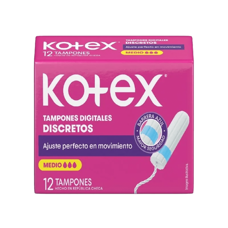 tampon kotex dig medio p10 ll12