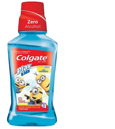 enjuaguecolgate plax kids minions 250 ml