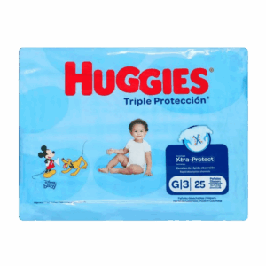 pañal huggies tri.proteccion et.g 25 und