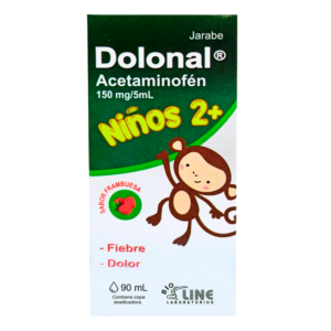Dolonal 2+ (Acetaminofen) Jarabe Niños 90 Ml