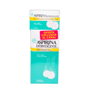aspirina efervesc.500 mg pg 52 ll 62 tabletas