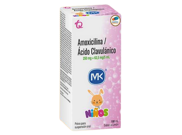 amoxicilina+acido clav.250/62.5 mg 100 ml mk