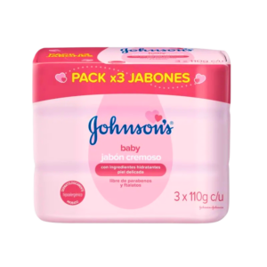 jabon jj baby humec.110 gr 3 und pack
