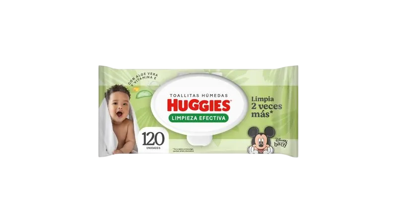 toallas hum huggies lim efectiva 120 und