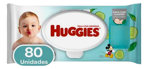 toallas huggies one done 80 und