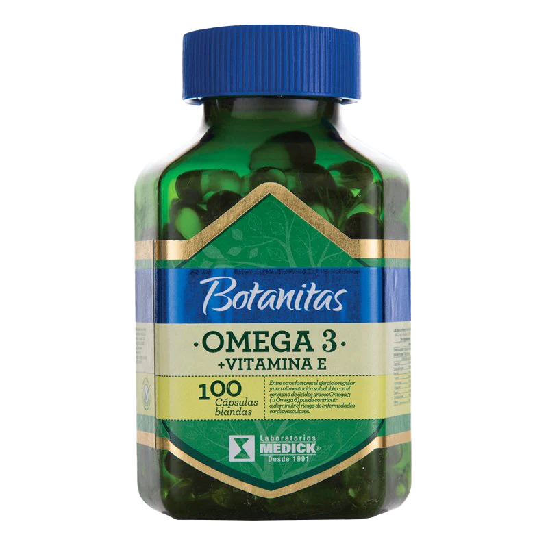 omega 3+vit.e 100 capsulas*