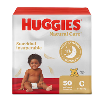 pañal huggies nat/care et.3 gde 50 und