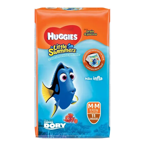pañal baño huggies little swimmers m 11 und