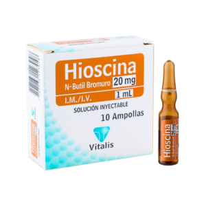 hioscina n.b.b 10 ampollas vt