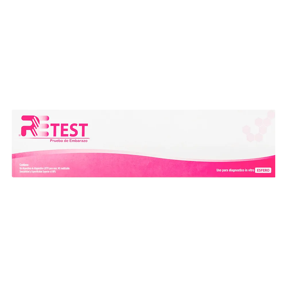 prueba embarazo retest lapicero