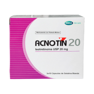 acnotin 20 mg 30 capsulas