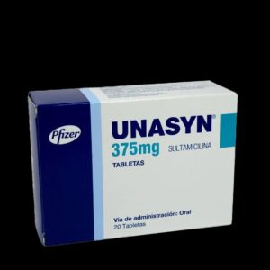 unasyn 375 mg 20 tabletas