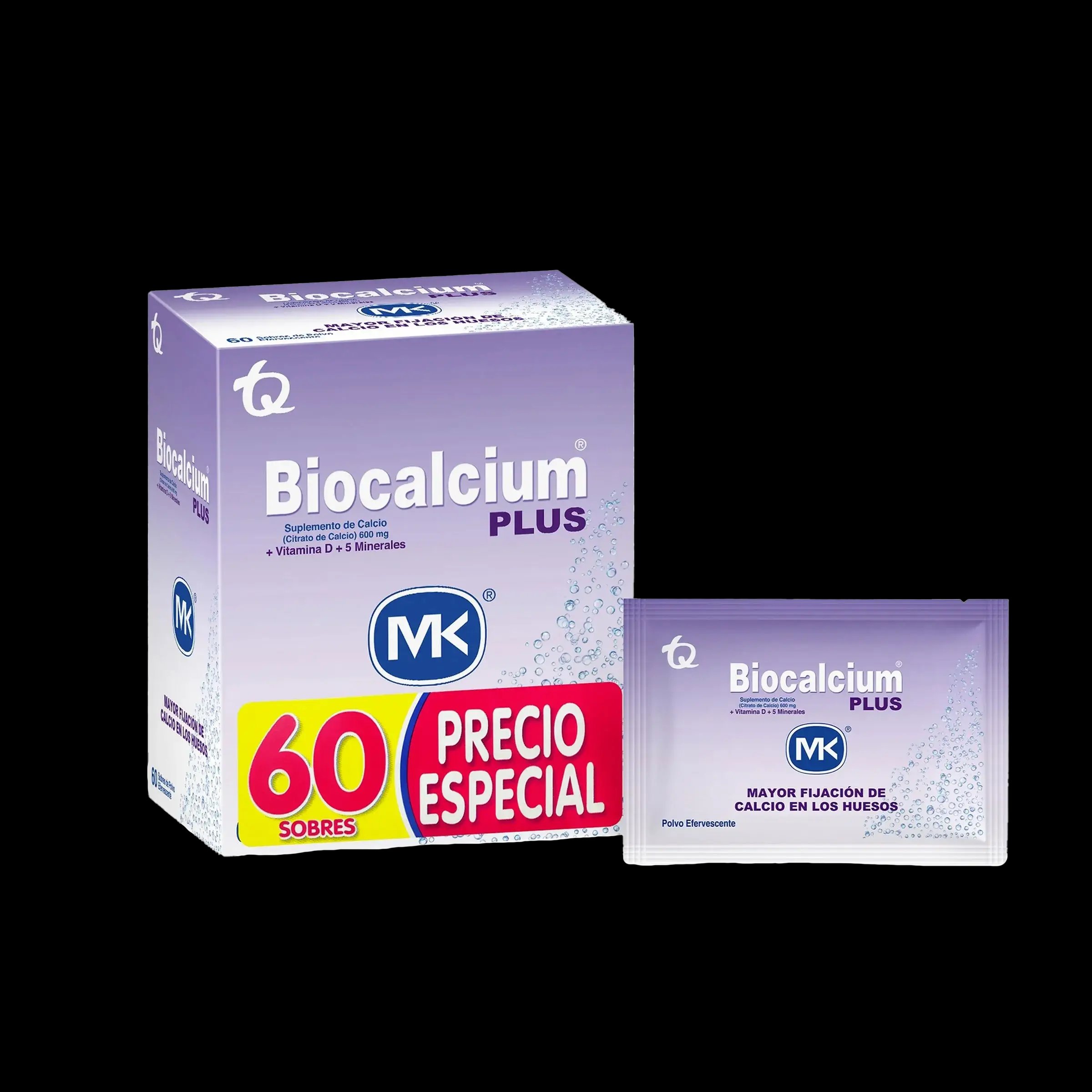 biocalcium plus polvo 60 sobres