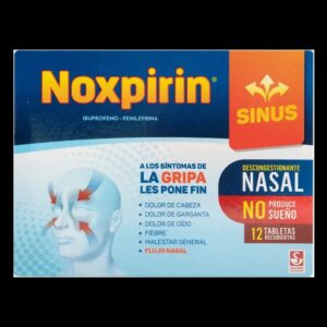 noxpirin sinus 12 tabletas