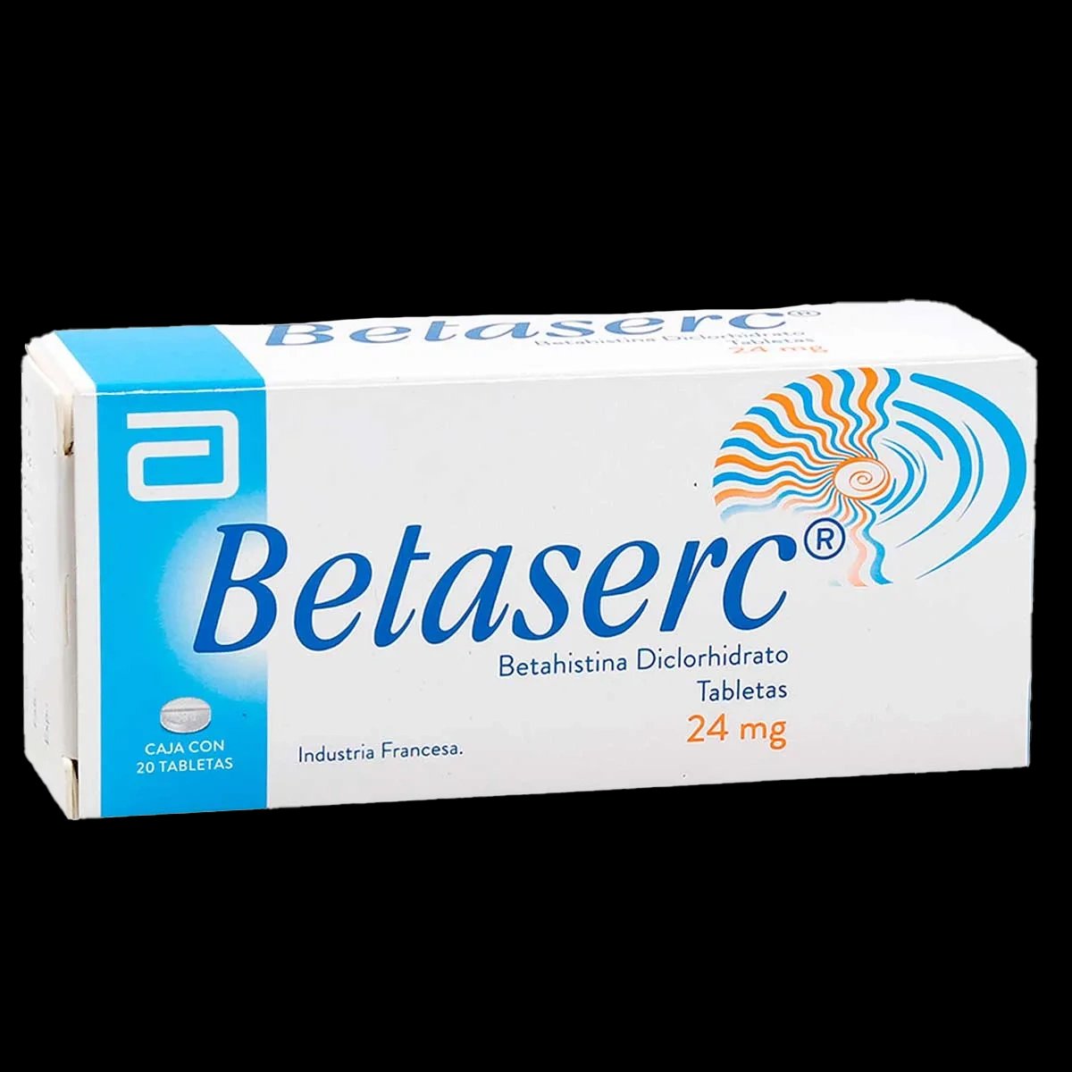 betaserc 24 mg 20 tabletas