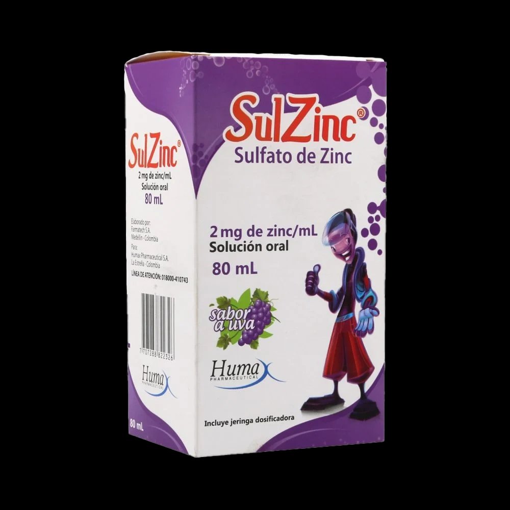 sulzinc sol.oral 80 ml