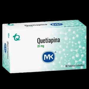 quetiapina 25 mg 30 tabletas mk (p)