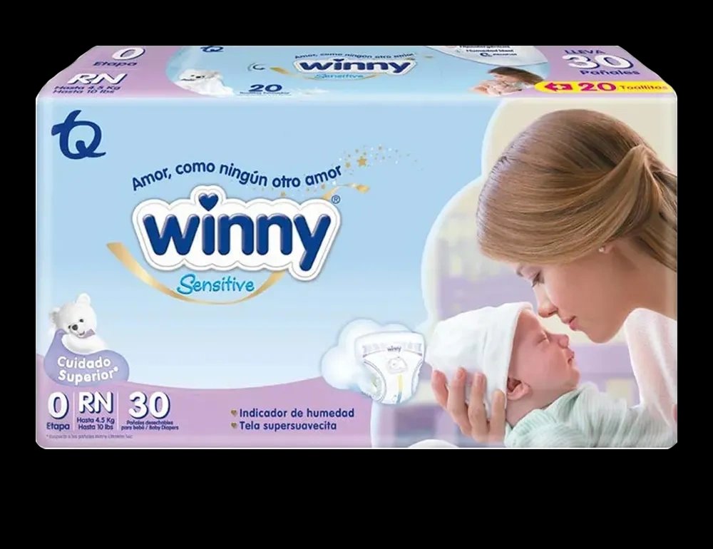 pañal winny sensitive et.0 30 und