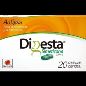 digesta 250 mg 20 tabletas
