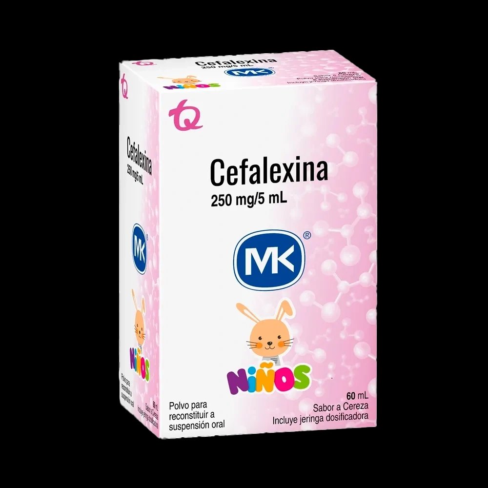 cefalexina 250 mg susp 60 ml mk