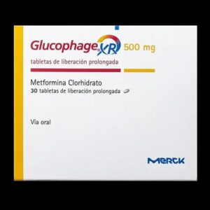 glucophage xr 500 mg 30 tabletas
