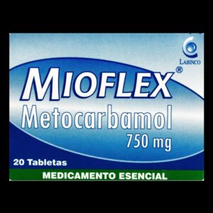 mioflex 750 mg 20 tabletas