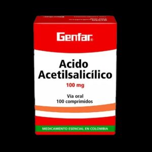 acido acetilsal 100 mg 100 tabletas gf