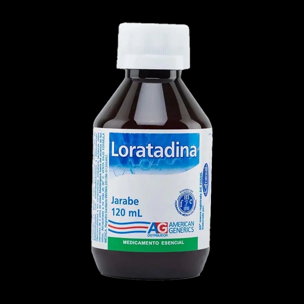 loratadina jarabe 120 ml ag
