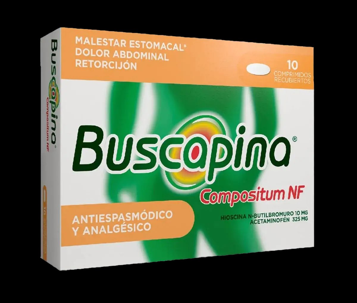 buscapina compuesta 325 mg 10 tabletas