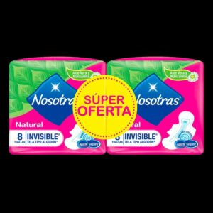 toallas nosotras nat invisi 8 und pg1 ll2