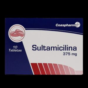 sultamicilina 375 mg 10 tabletas coa