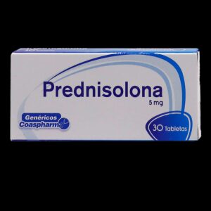 prednisolona 5 mg 30 tabletas coa