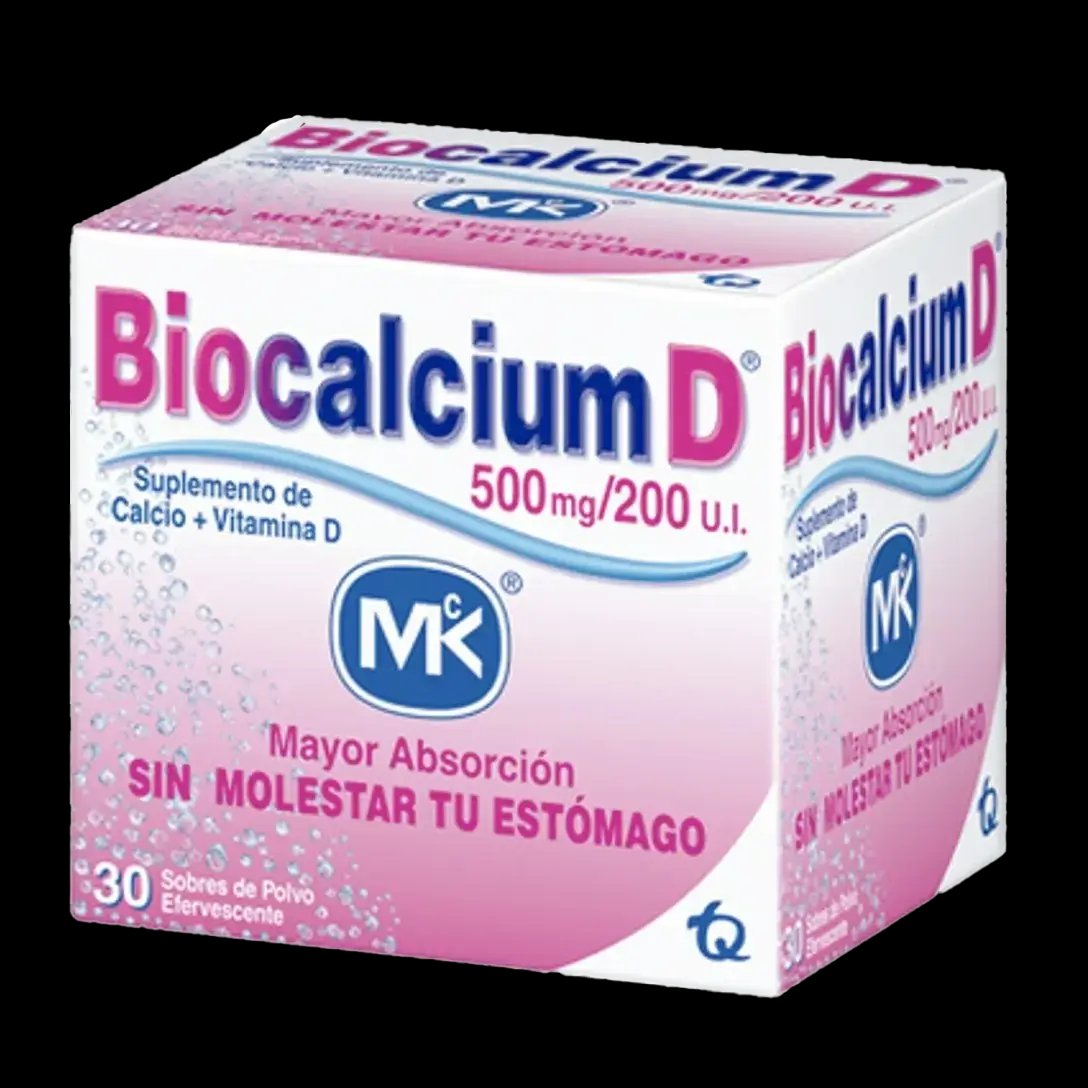 biocalcium d 500 mg polvo 30 sobres