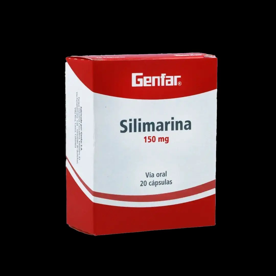 silimarina 150 mg 20 capsulas gf