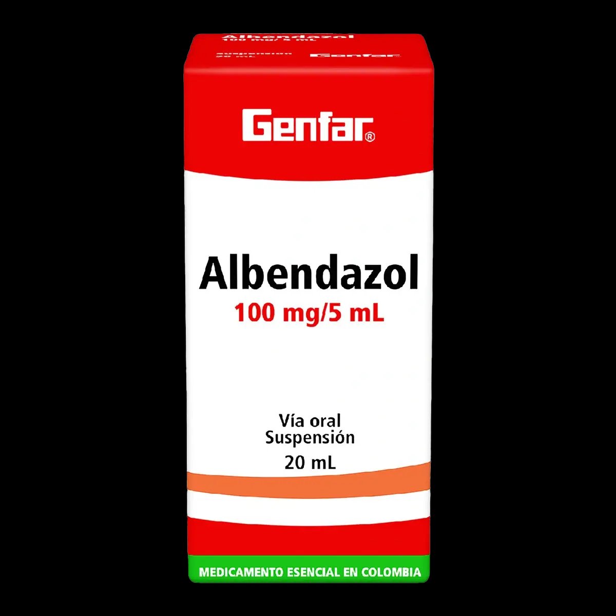 albendazol suspension 20 ml gf