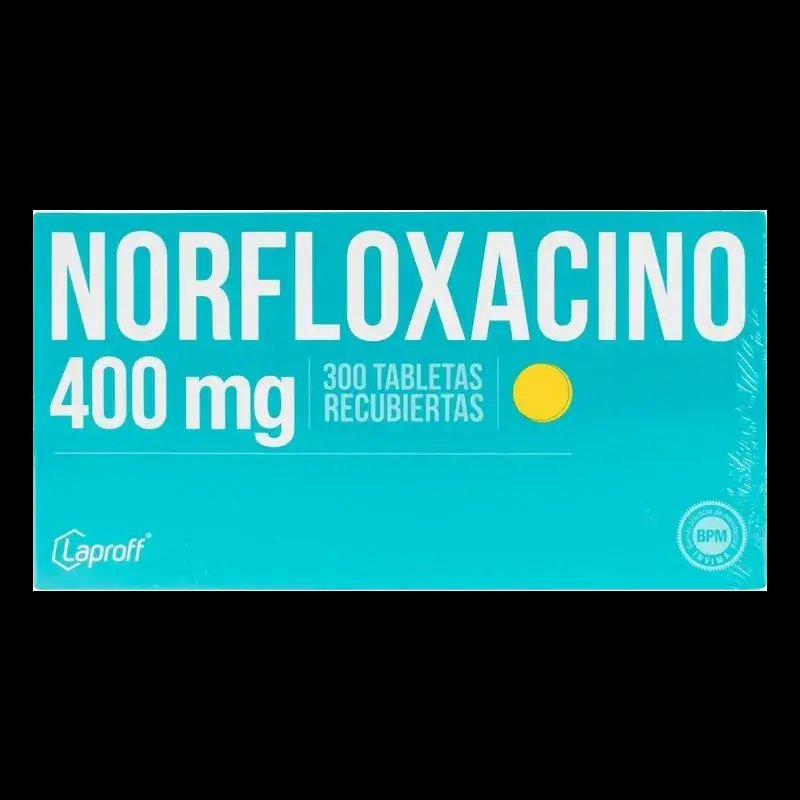 norfloxacina 400 mg 300 tabletas lp