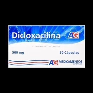 dicloxacilina 500 mg 50 capsulas ag