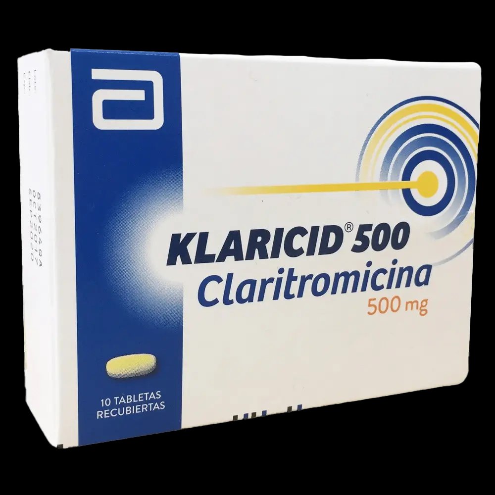 klaricid 500 mg 10 tabletas