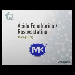 acido fenofibrico+rosuvast 135/10 mg 30 caps mk