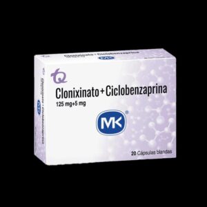 clonixinato+ciclobenz 125/5 mg 20 tabletas mk