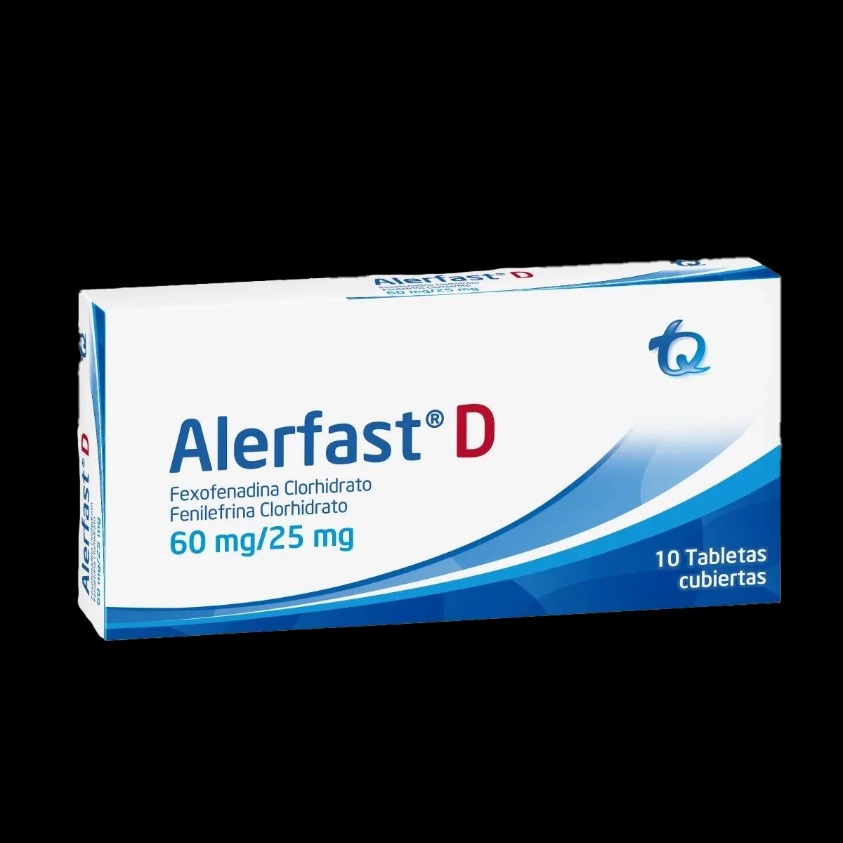 alerfast d 60/25 mg 10 tabletas