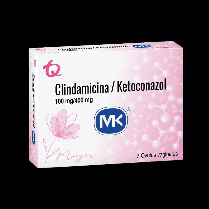 clindam/ketocon 100/400 mg 7 ovulos mk